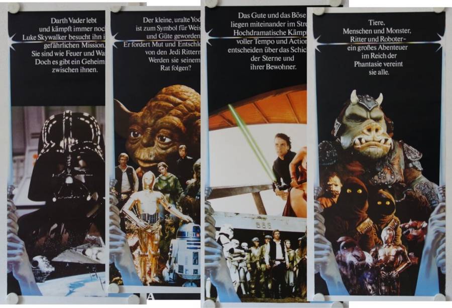 Star Wars - Die Rückkehr der Jedi-Ritter originale deutsche Sonderplakate (4)
